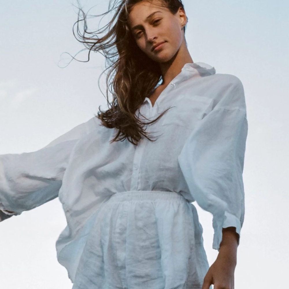 DEIJI STUDIOS - LINEN PJ SET - Picture 1 of 3